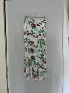 White & Red Floral