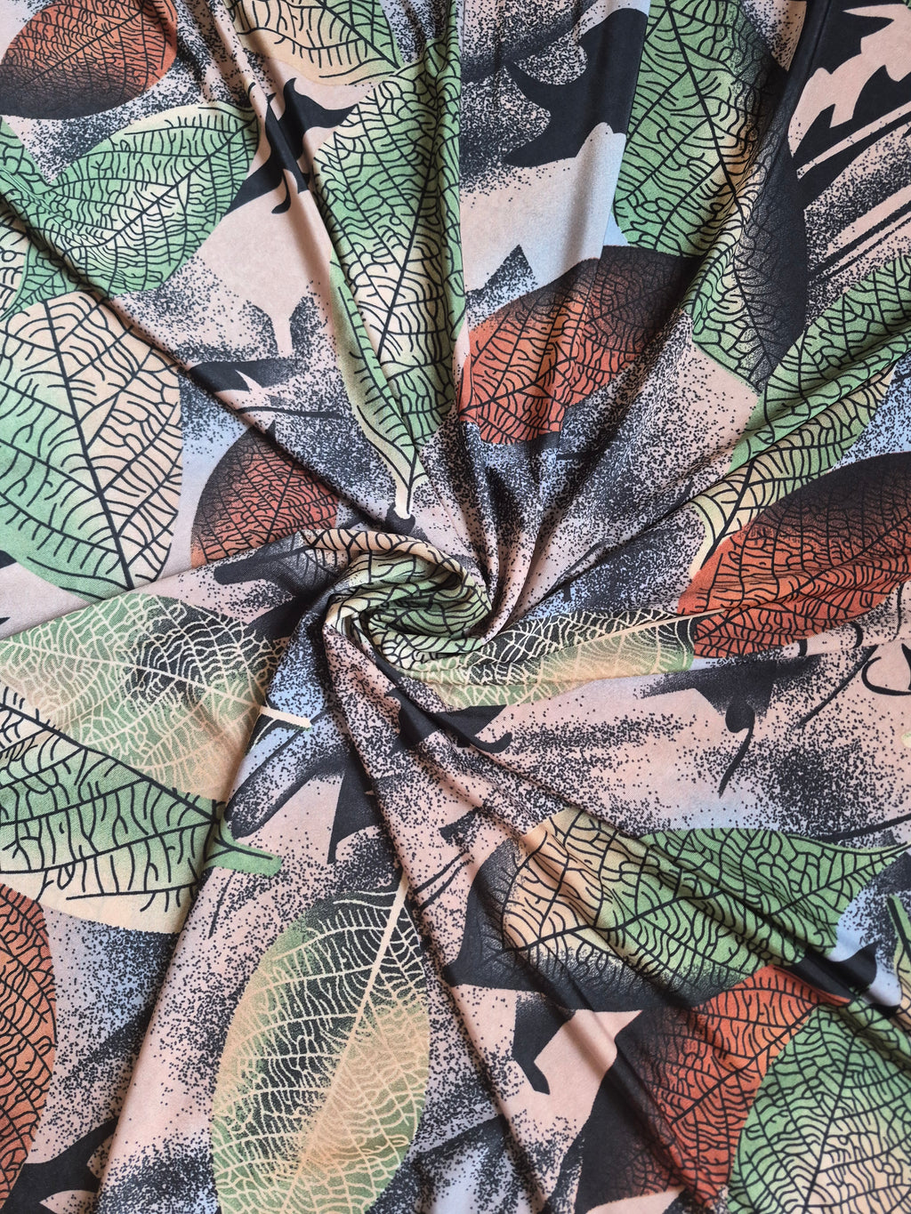 Warm Leafy Print