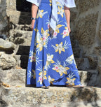 Blue and Yellow Floral