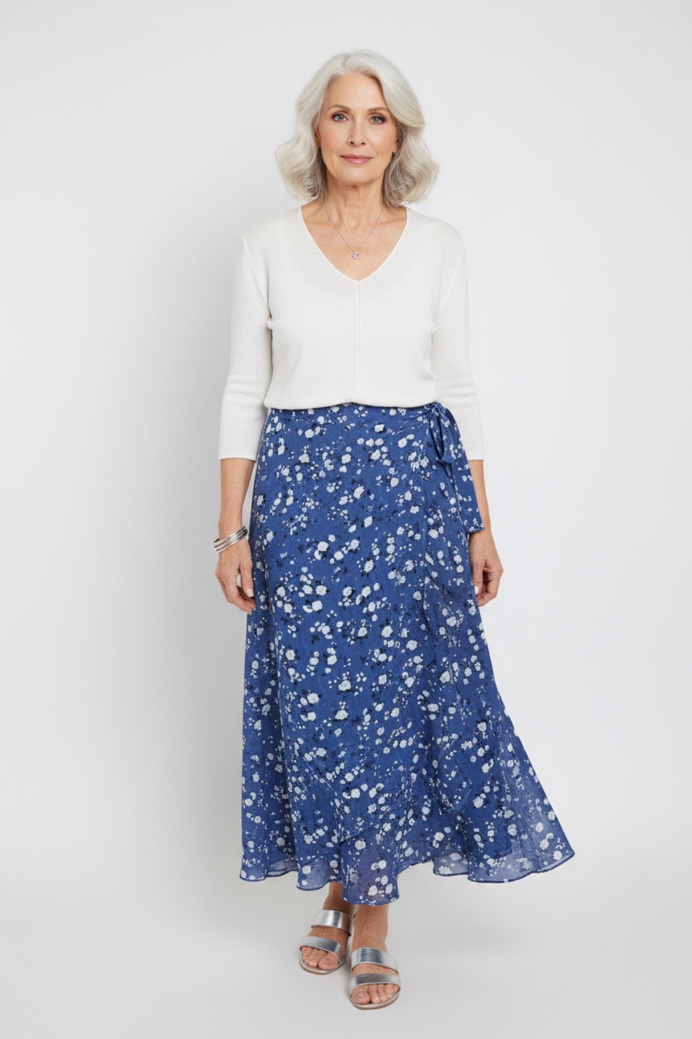 Blue Botanical Print