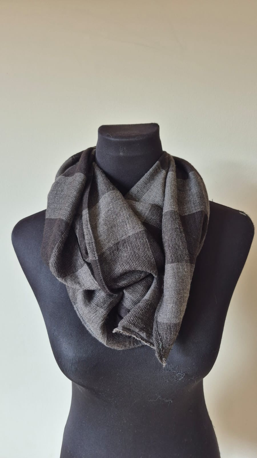 Grey Simple Scarf