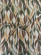 Green & Brown Abstract Over Top