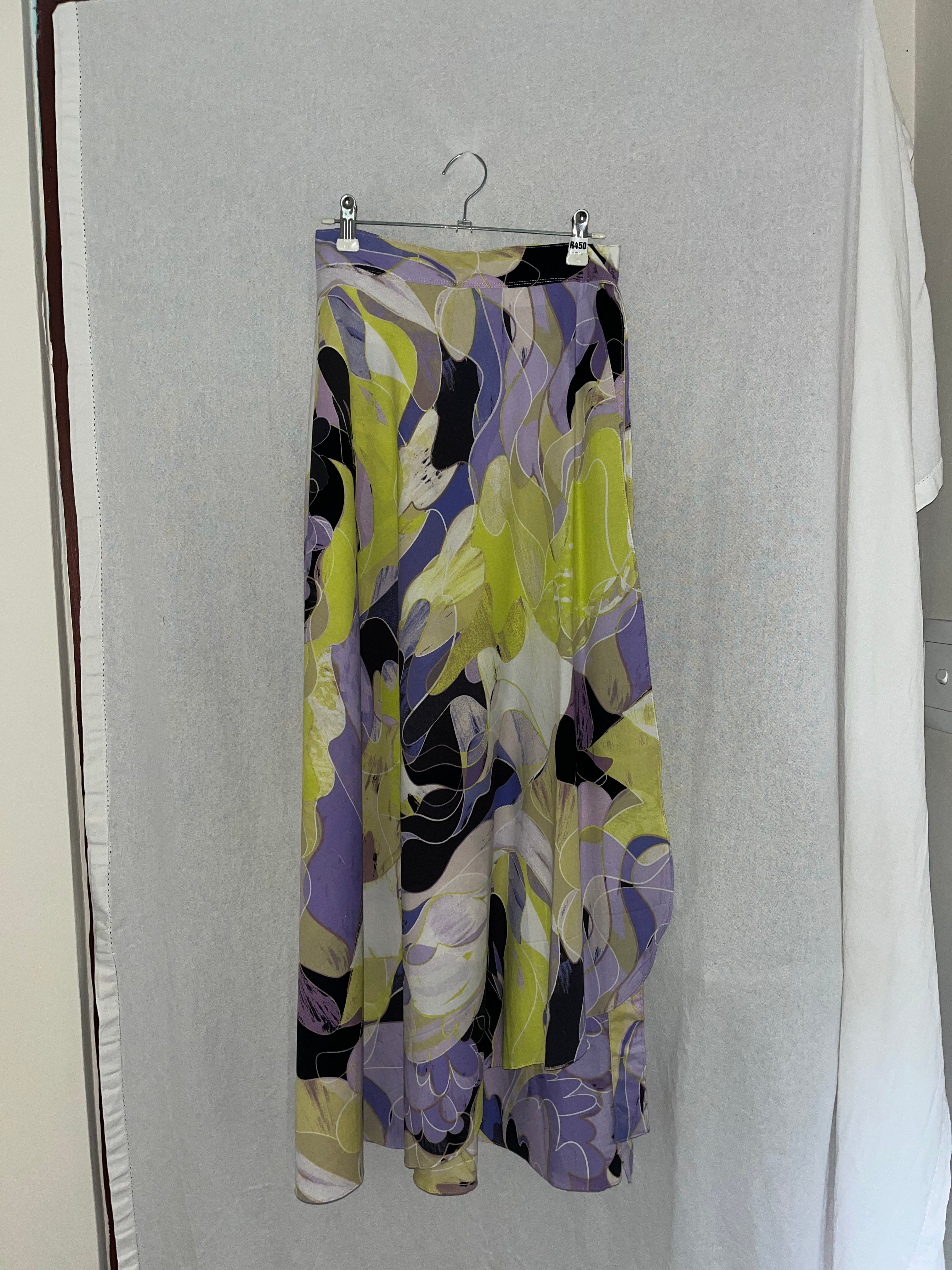 Green & Purple Abstract Swirl