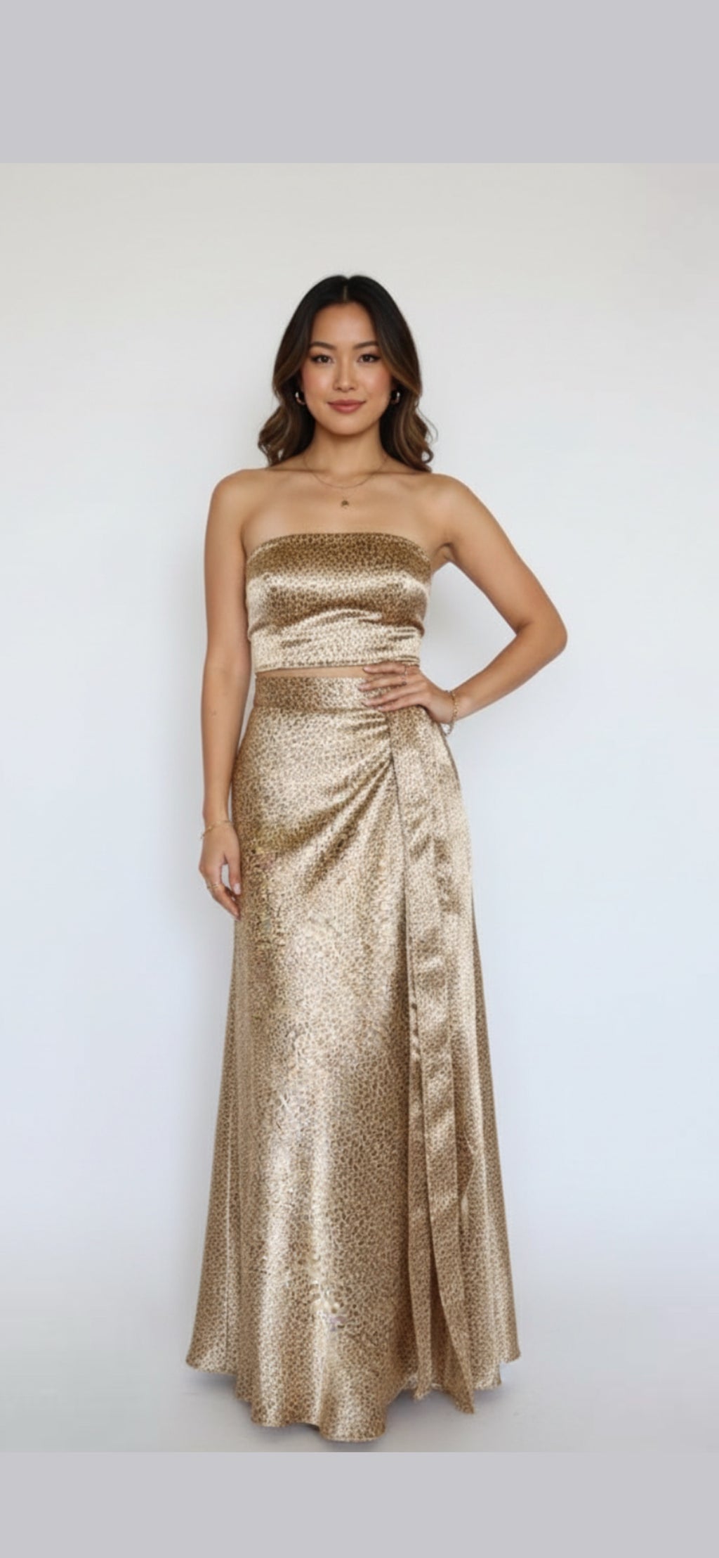 Satin Cheetah Print