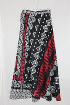 Black & Red Aztec Print
