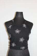 Black Floral - Top