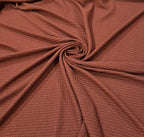 Rust Waffle Knit Over Top