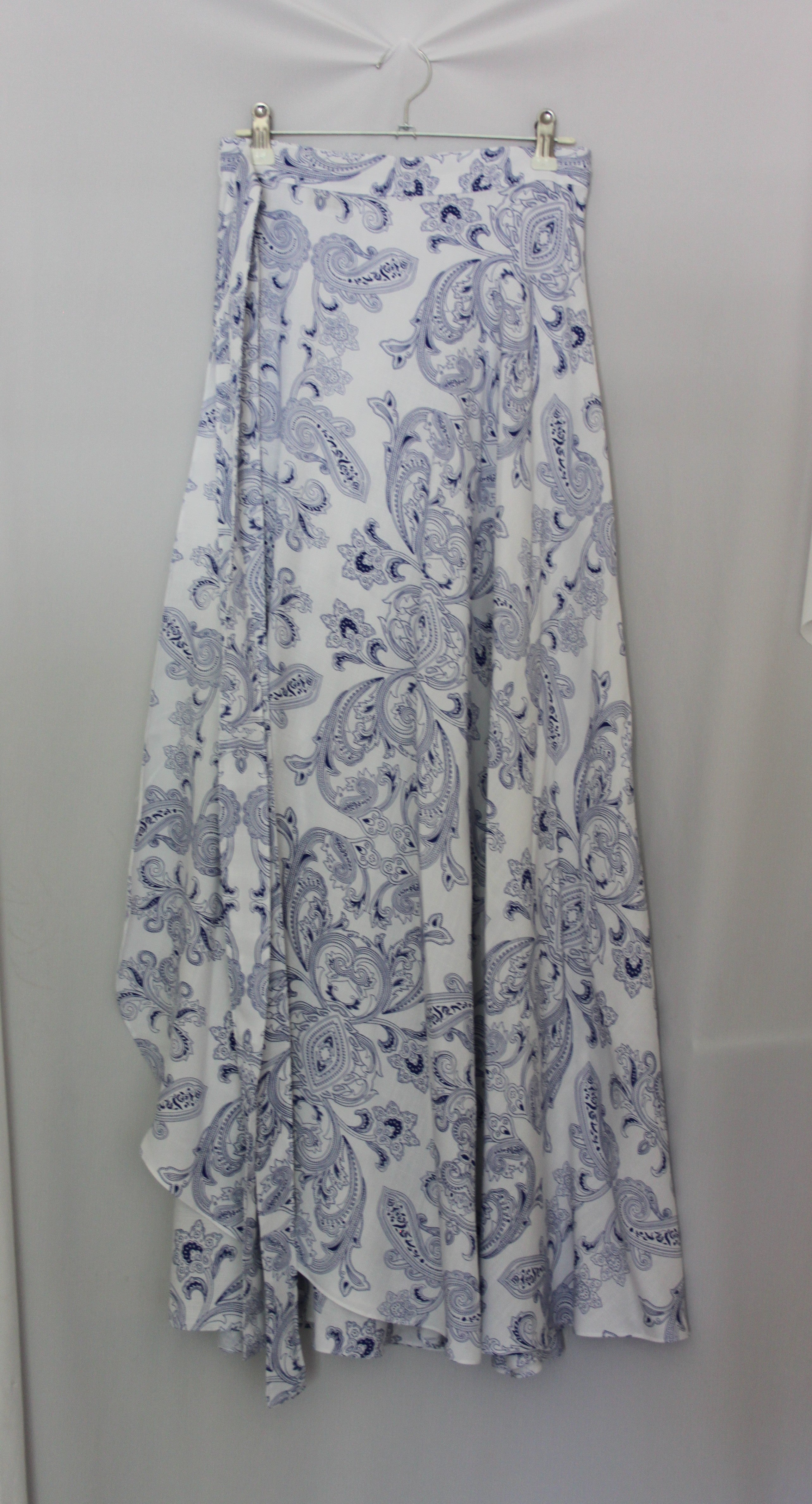 Blue & White Paisley