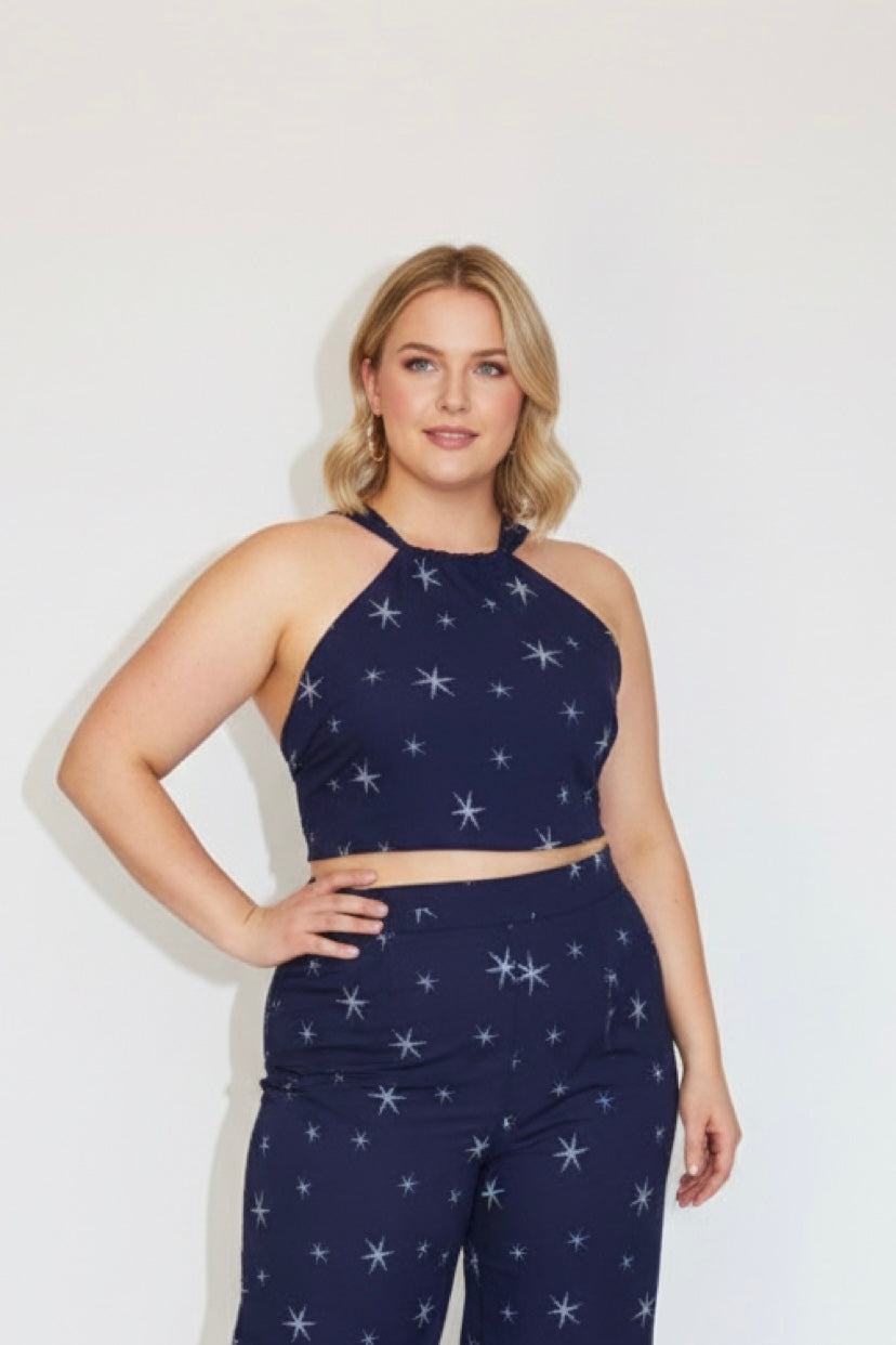 Navy Blue Constellation - Top