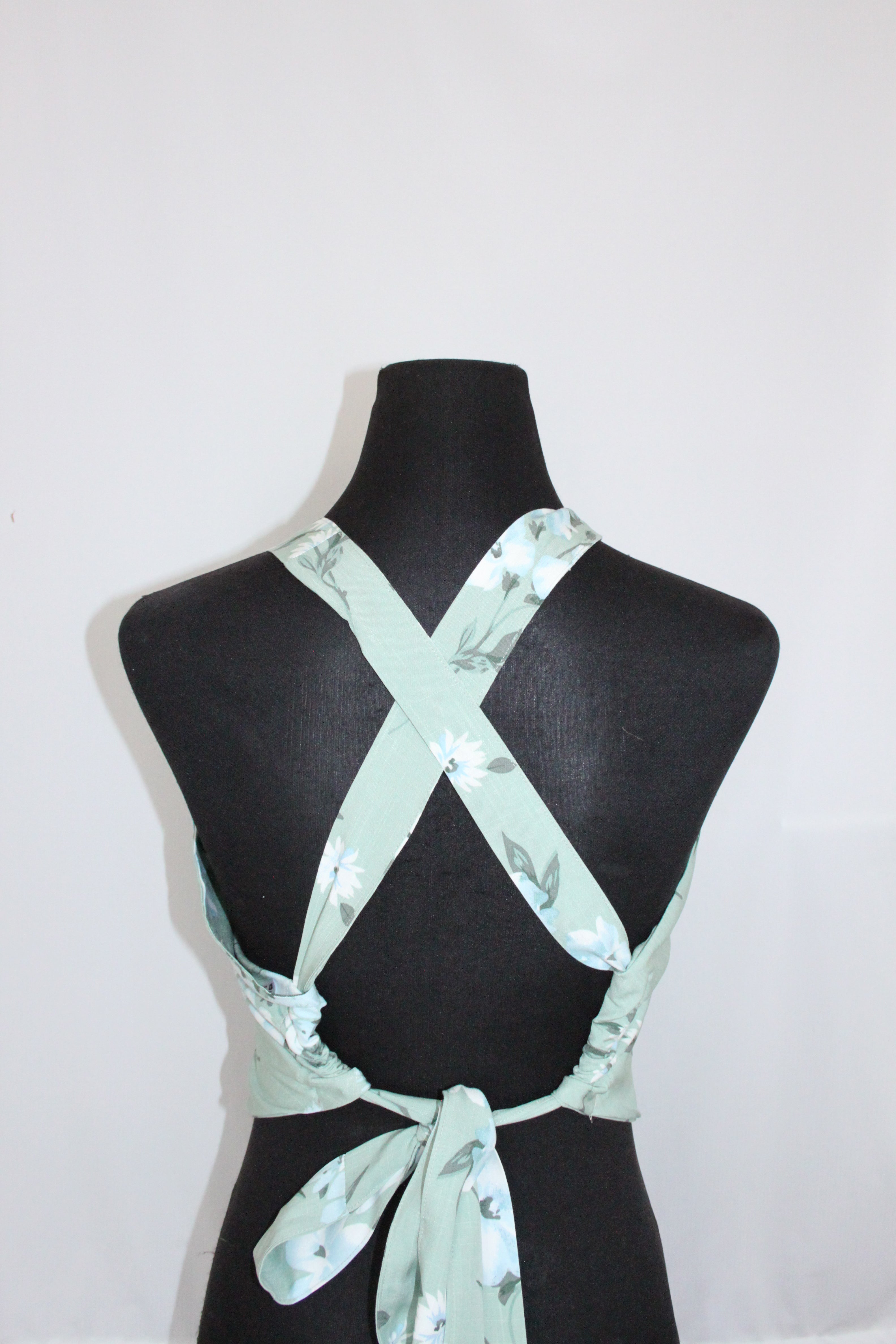 Pastel Green Floral - Top