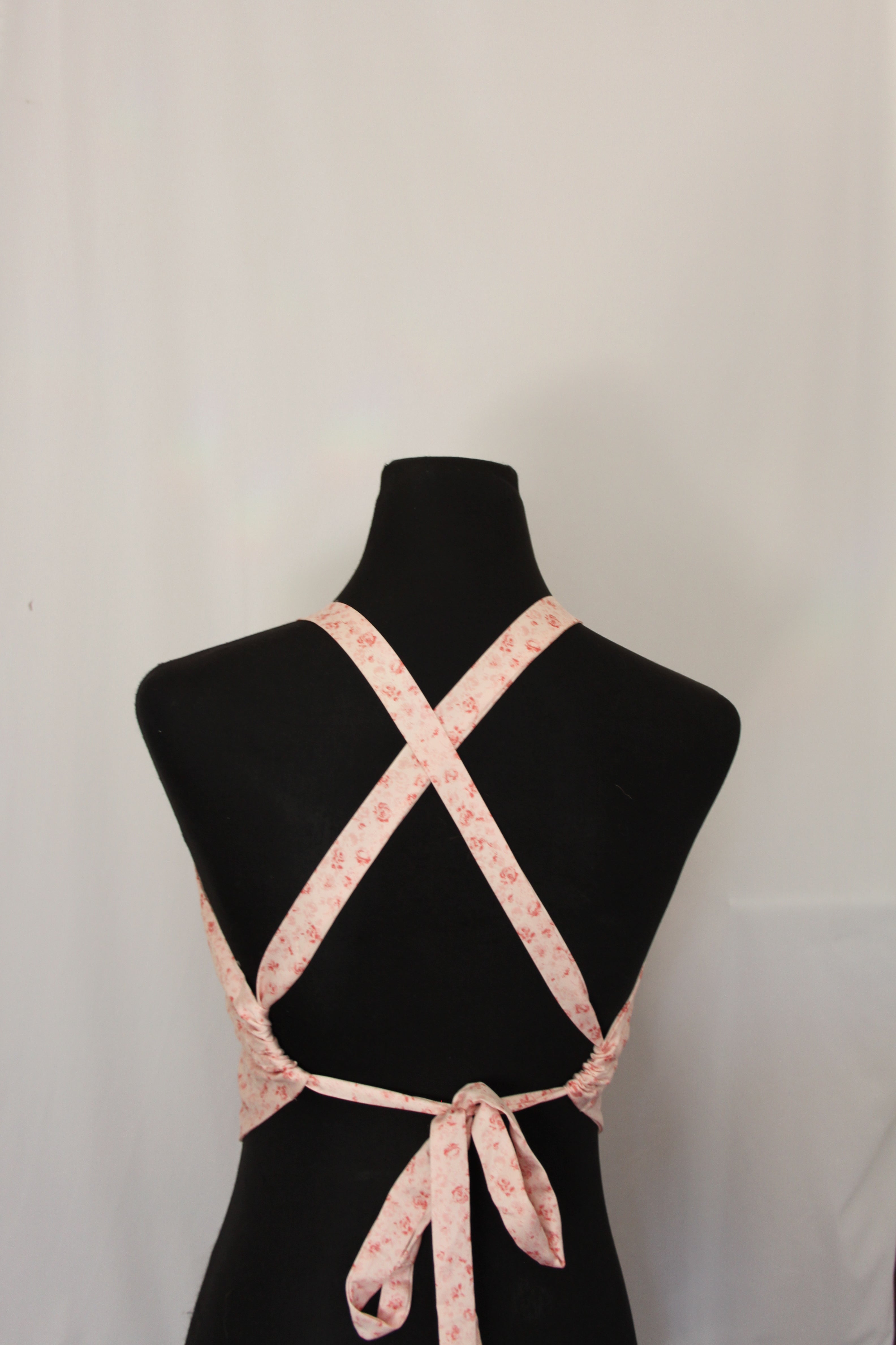 Pink Floral Satin - Top