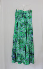 Green & Blue Tropical Print