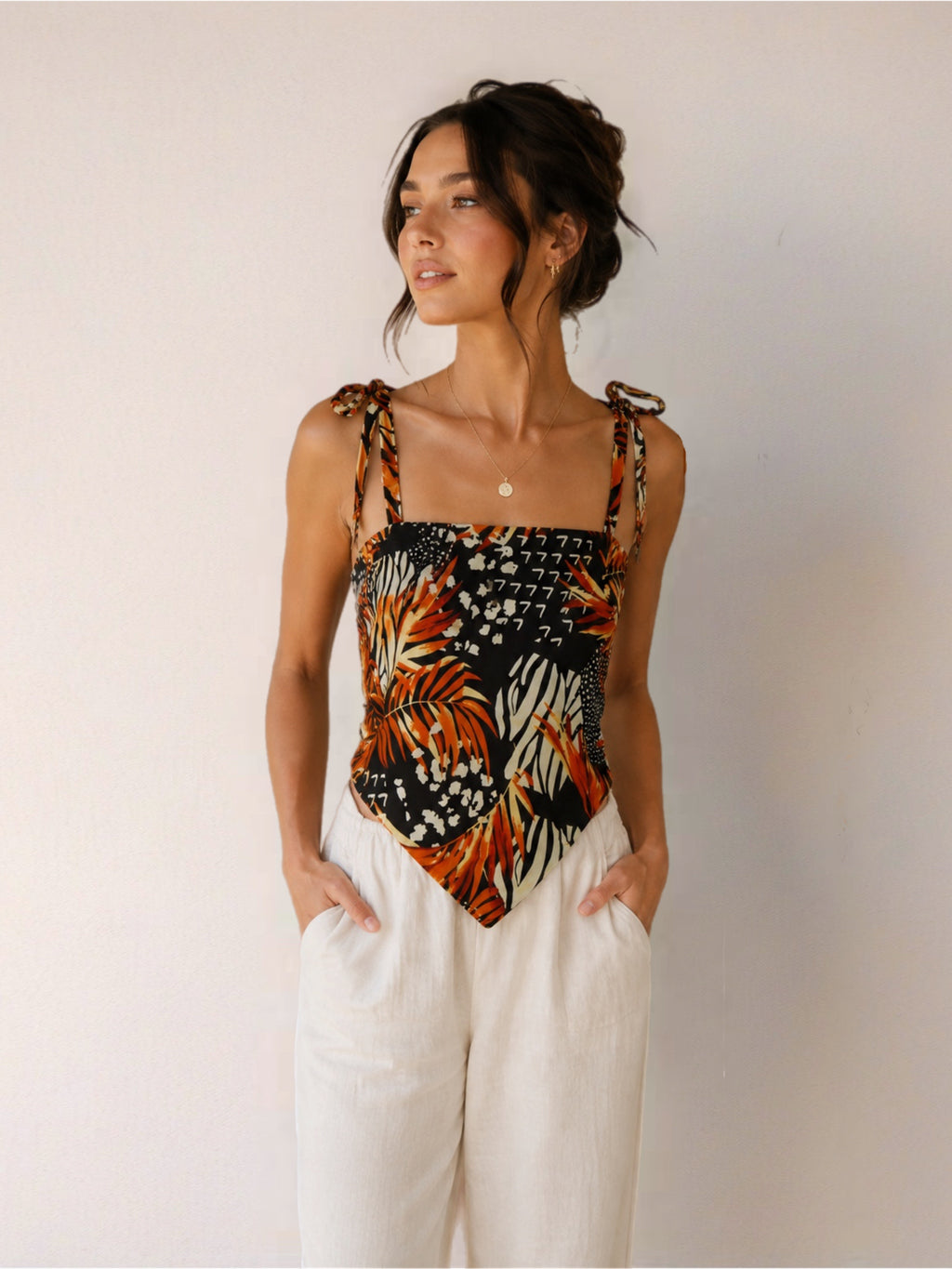 Strappy Tops - Tie Back