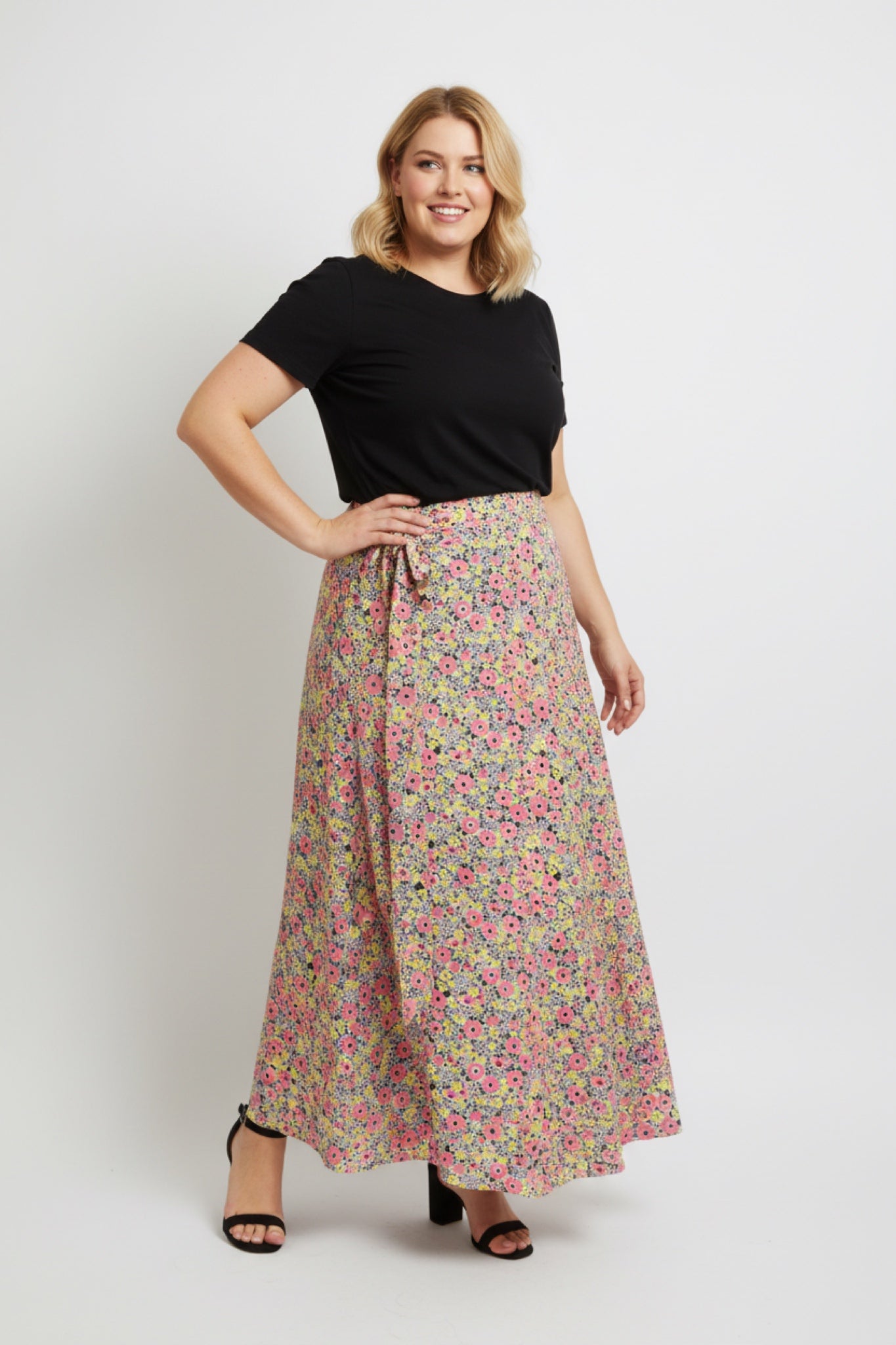 Pink & Yellow Botanical Print