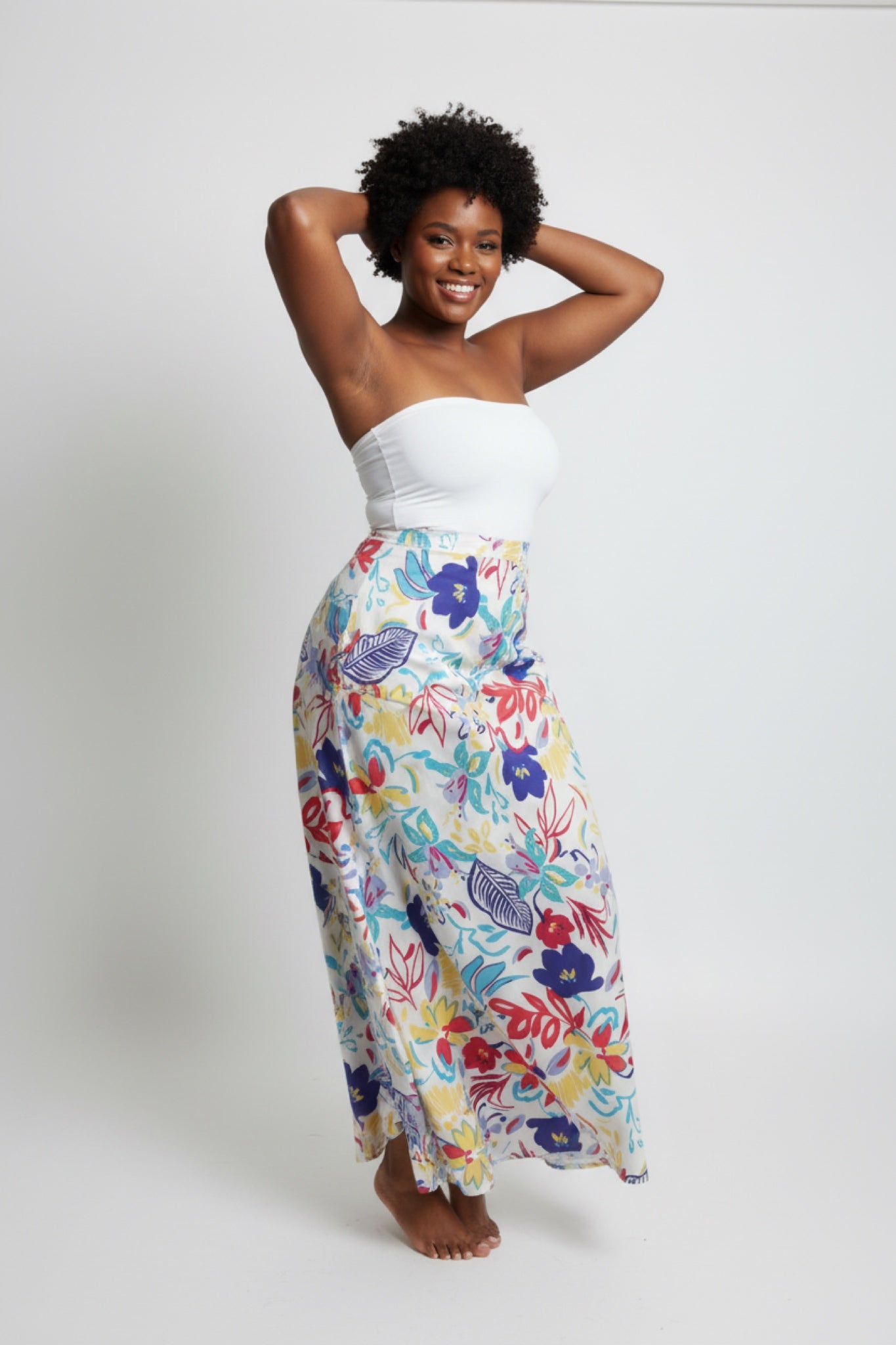 Colourful Abstract Satin