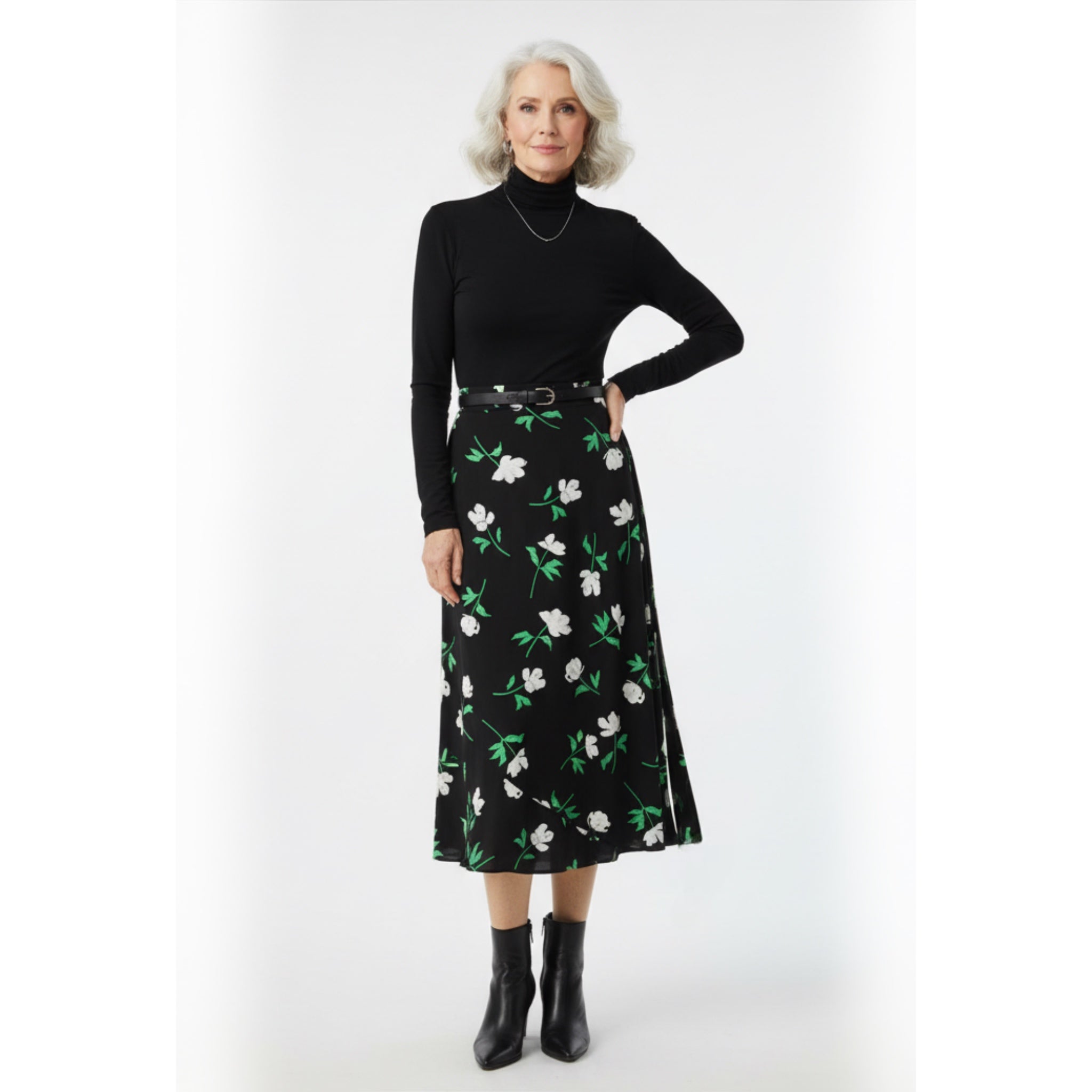 Black & White Floral