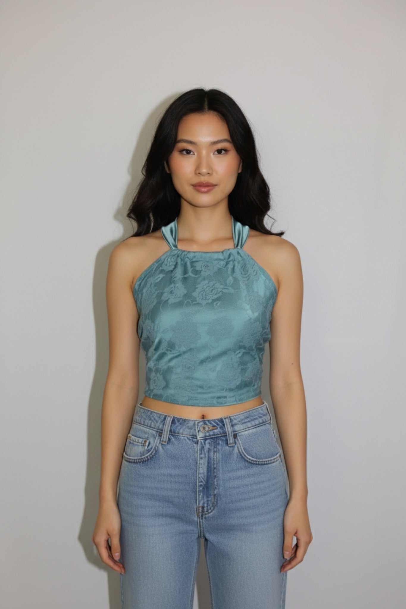 Teal Lace - Top
