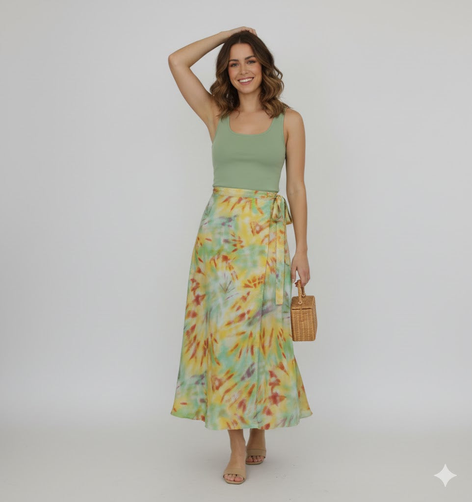 Yellow & Green Tie Dye