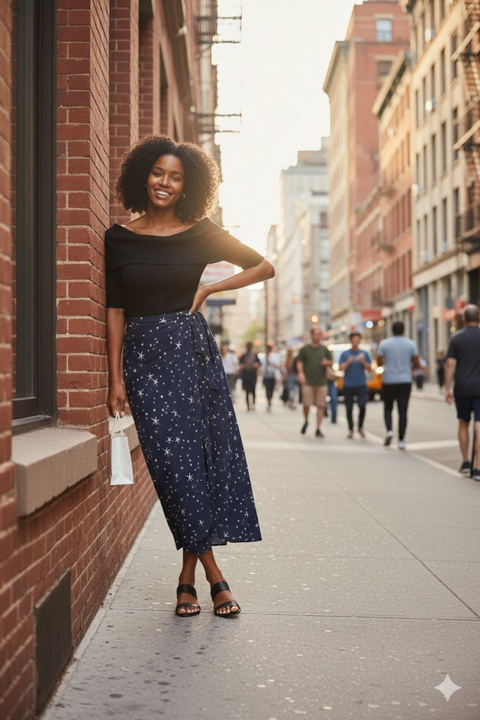 Navy Blue Starstruck