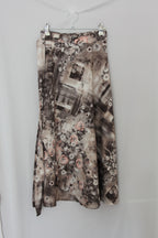 Beige Geometric Floral