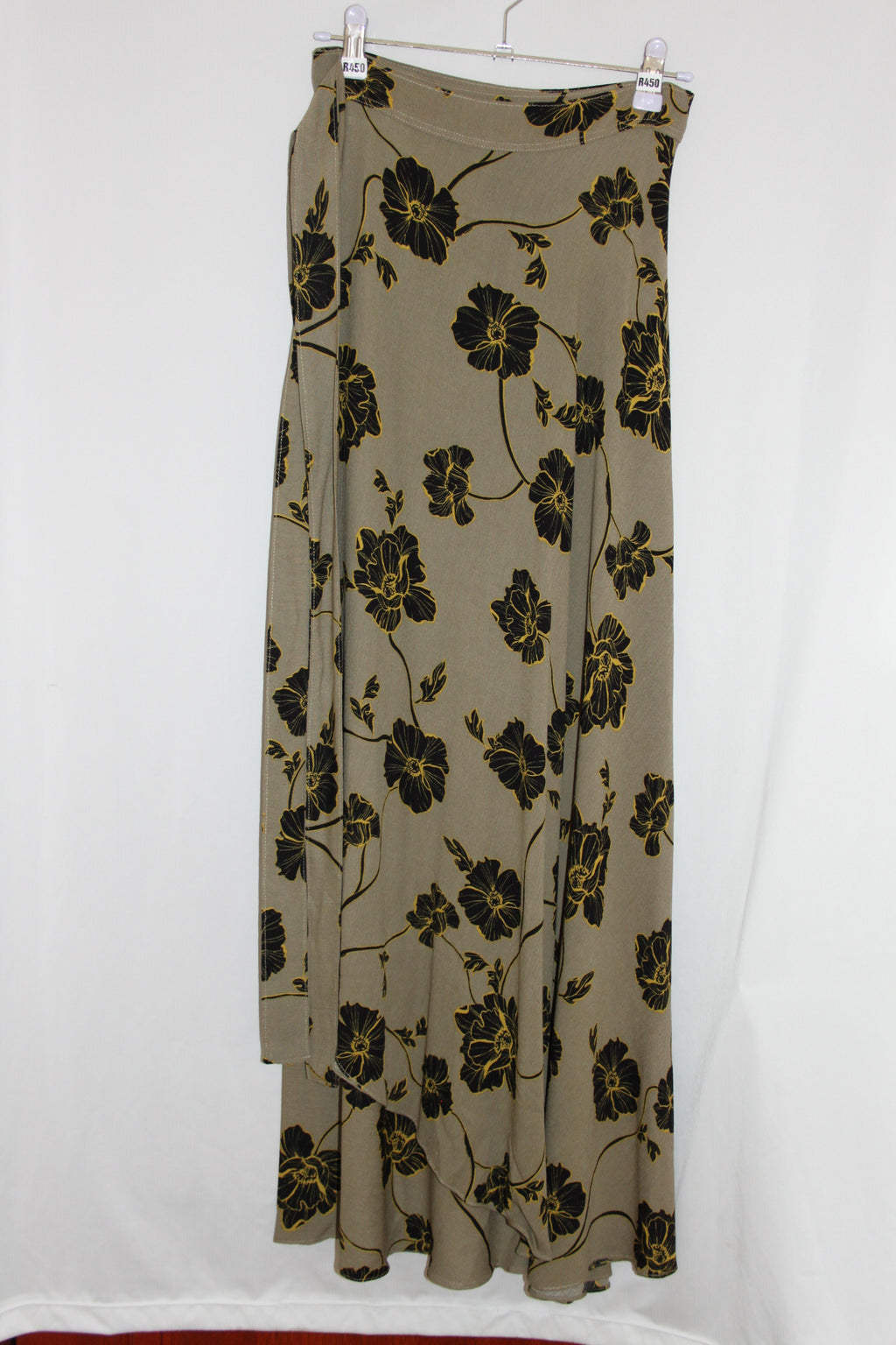 Khaki & Black Floral