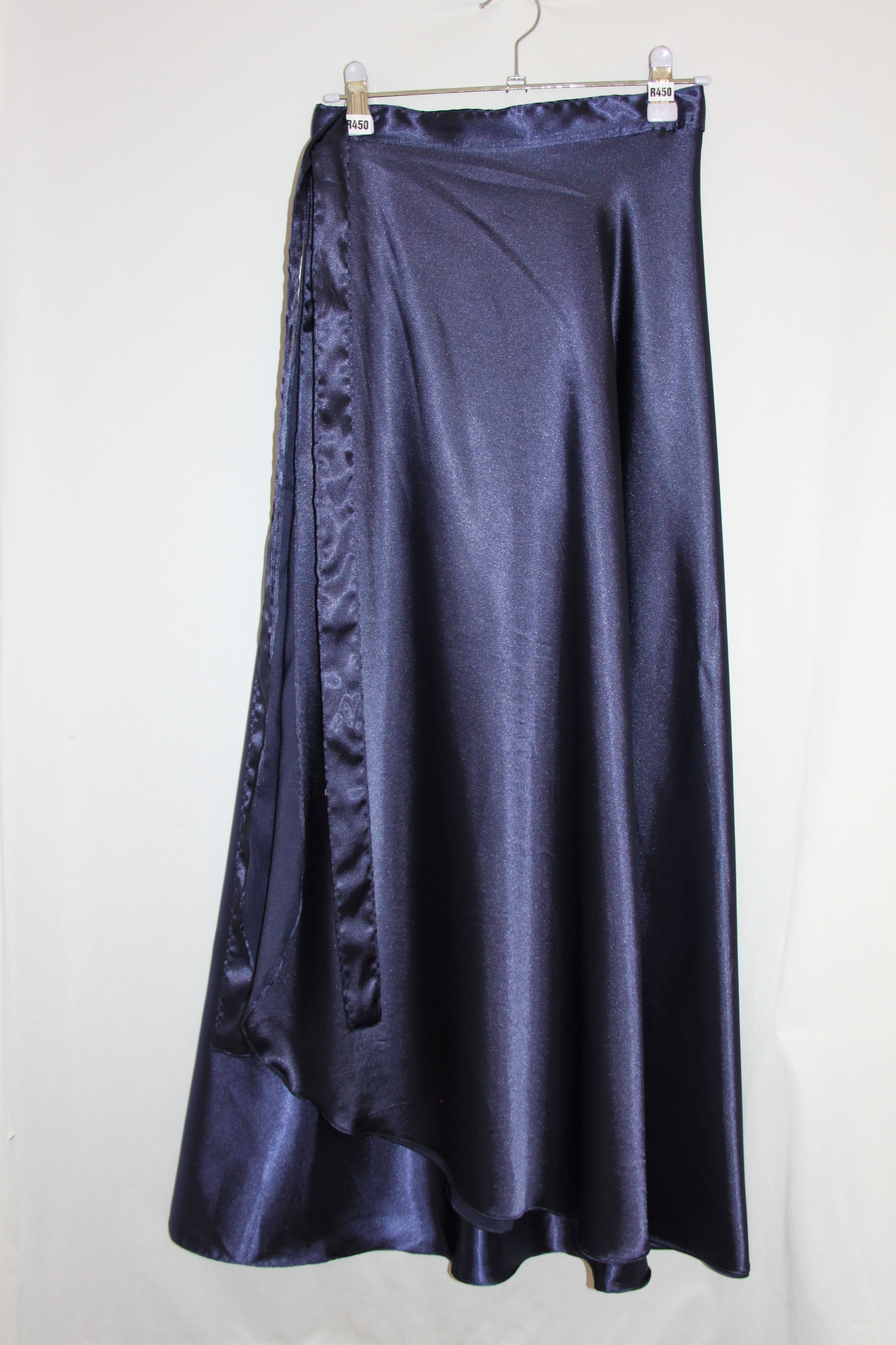 Navy Blue Satin