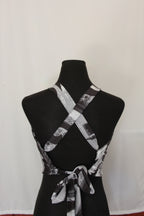 Black & White Abstract Swirl - Top
