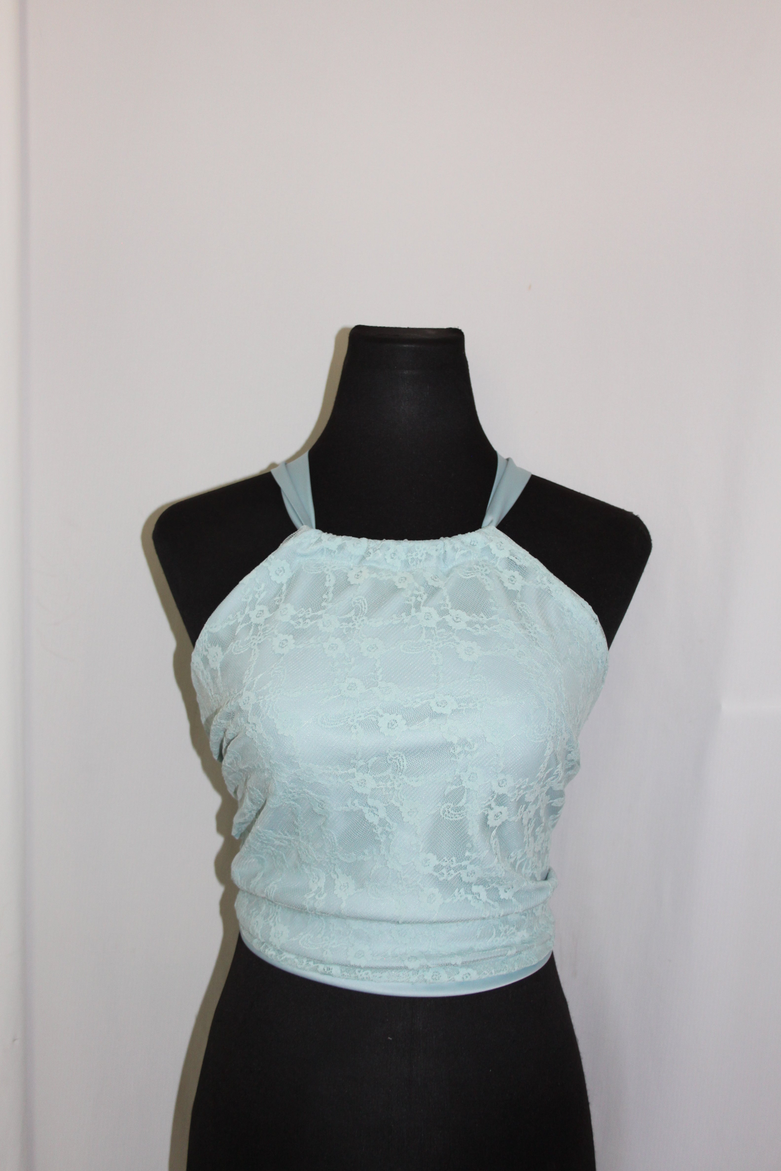 Light Blue Lace - Top