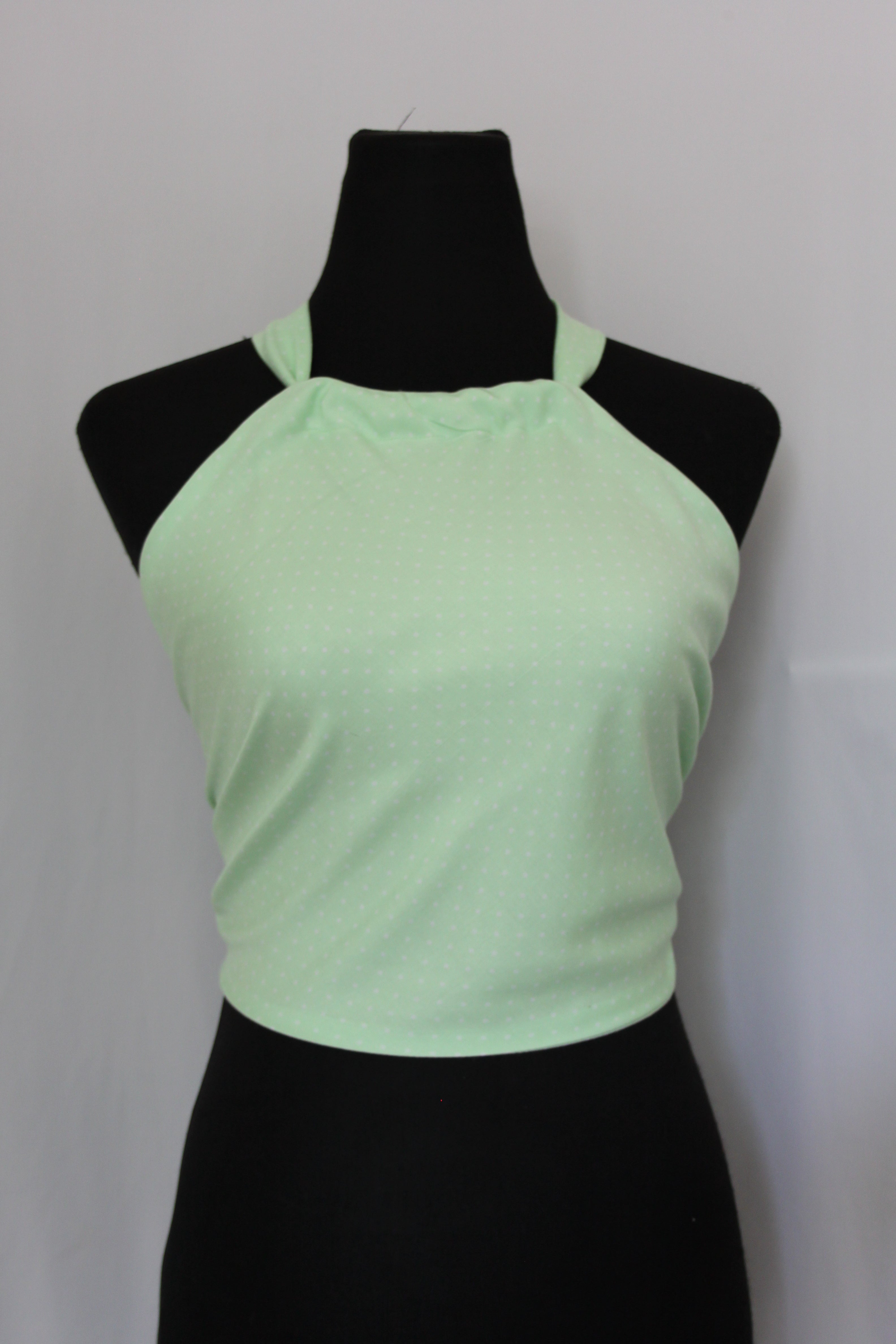 Lime Green Polka Dot - Top