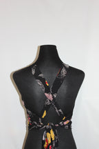 Black Garden Floral - Top
