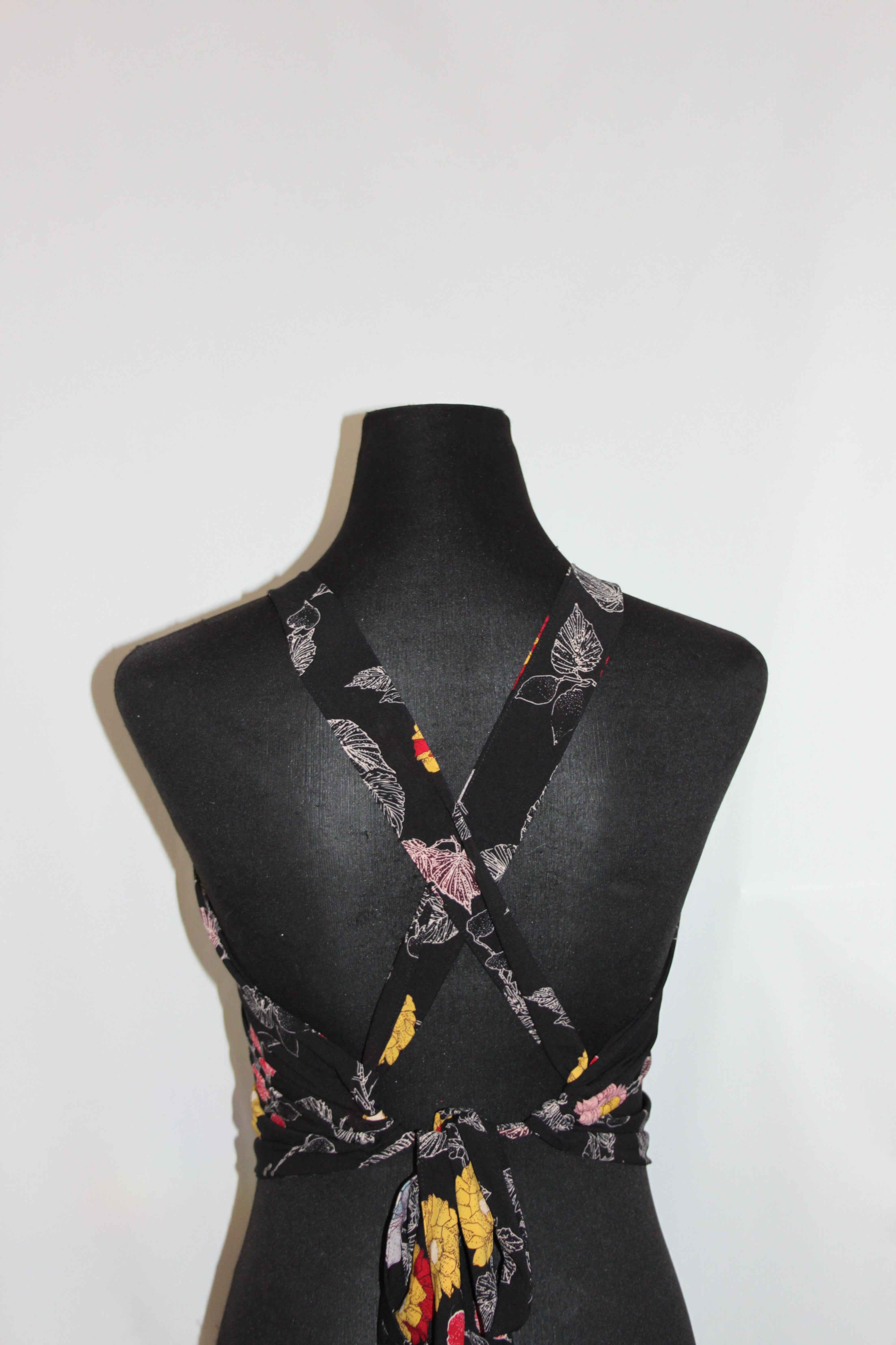 Black Garden Floral - Top