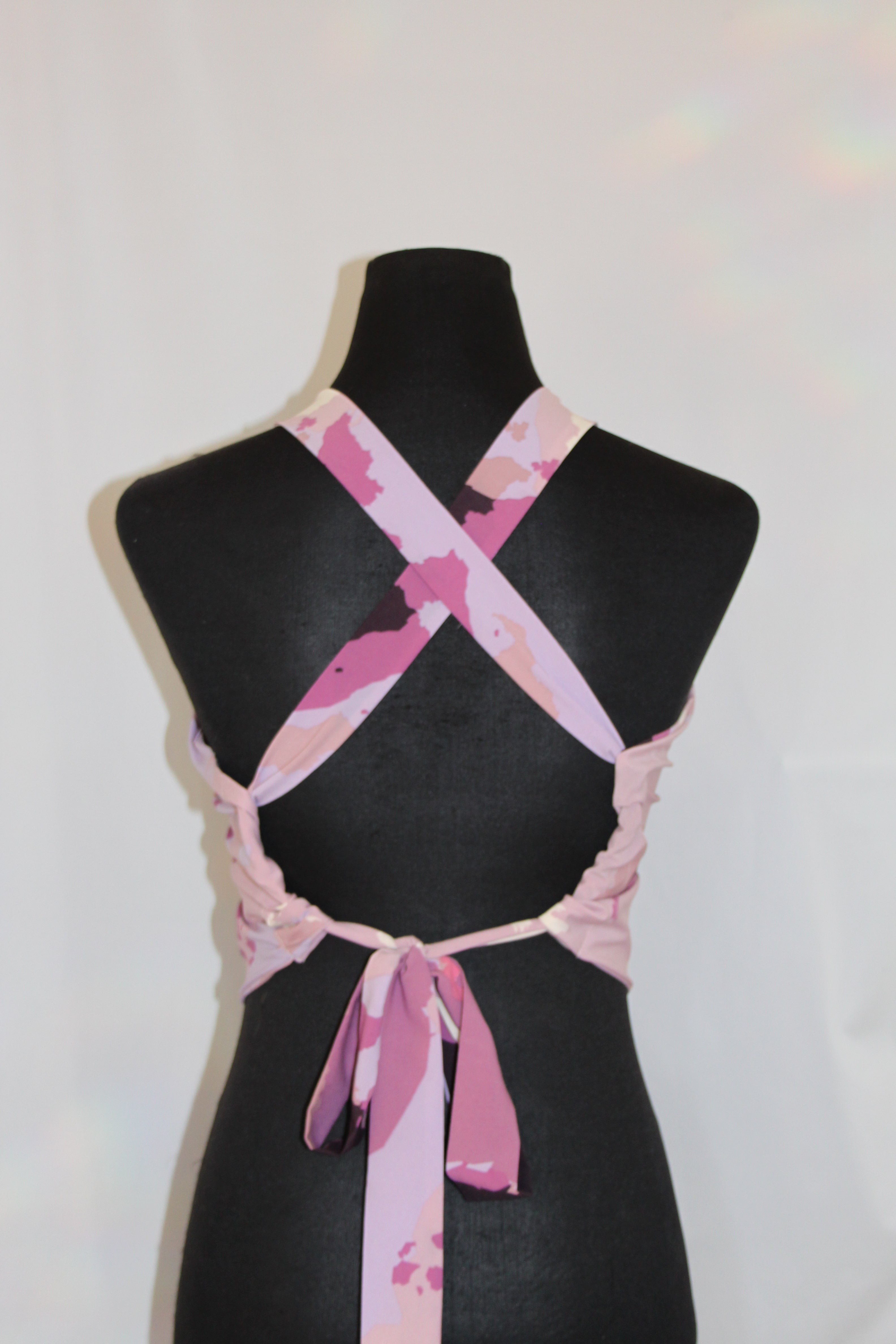 Pink & Purple Abstract Swirl - Top