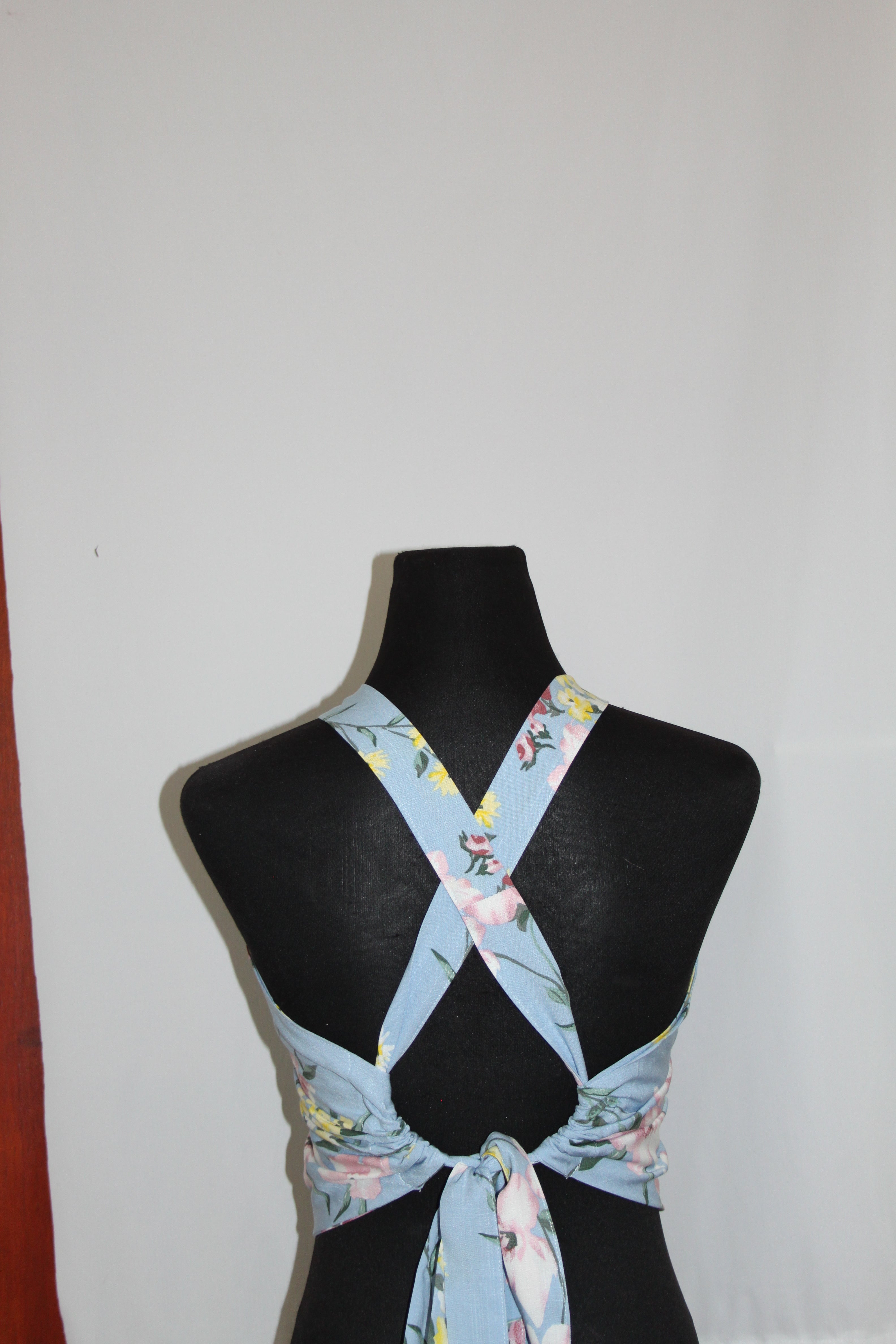 Pastel Blue Floral - Top