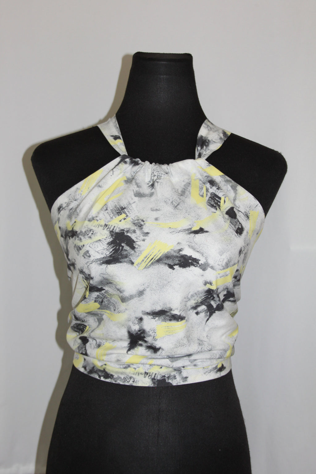 Black & Yellow Abstract - Top