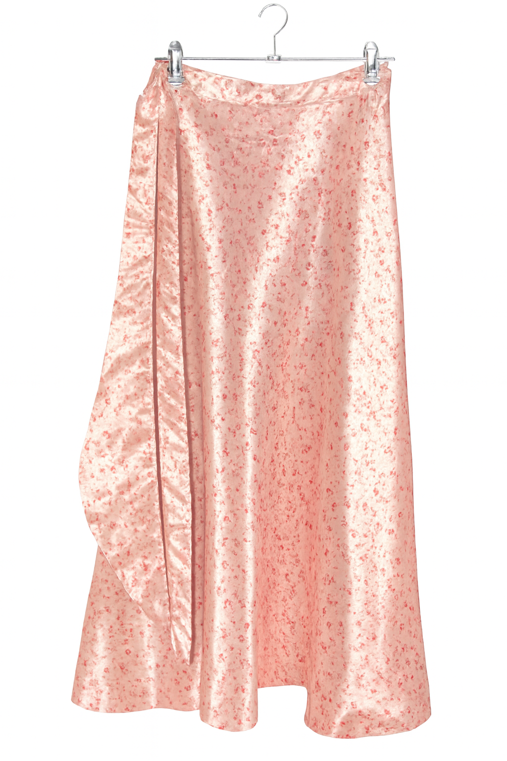 Pink Floral Satin