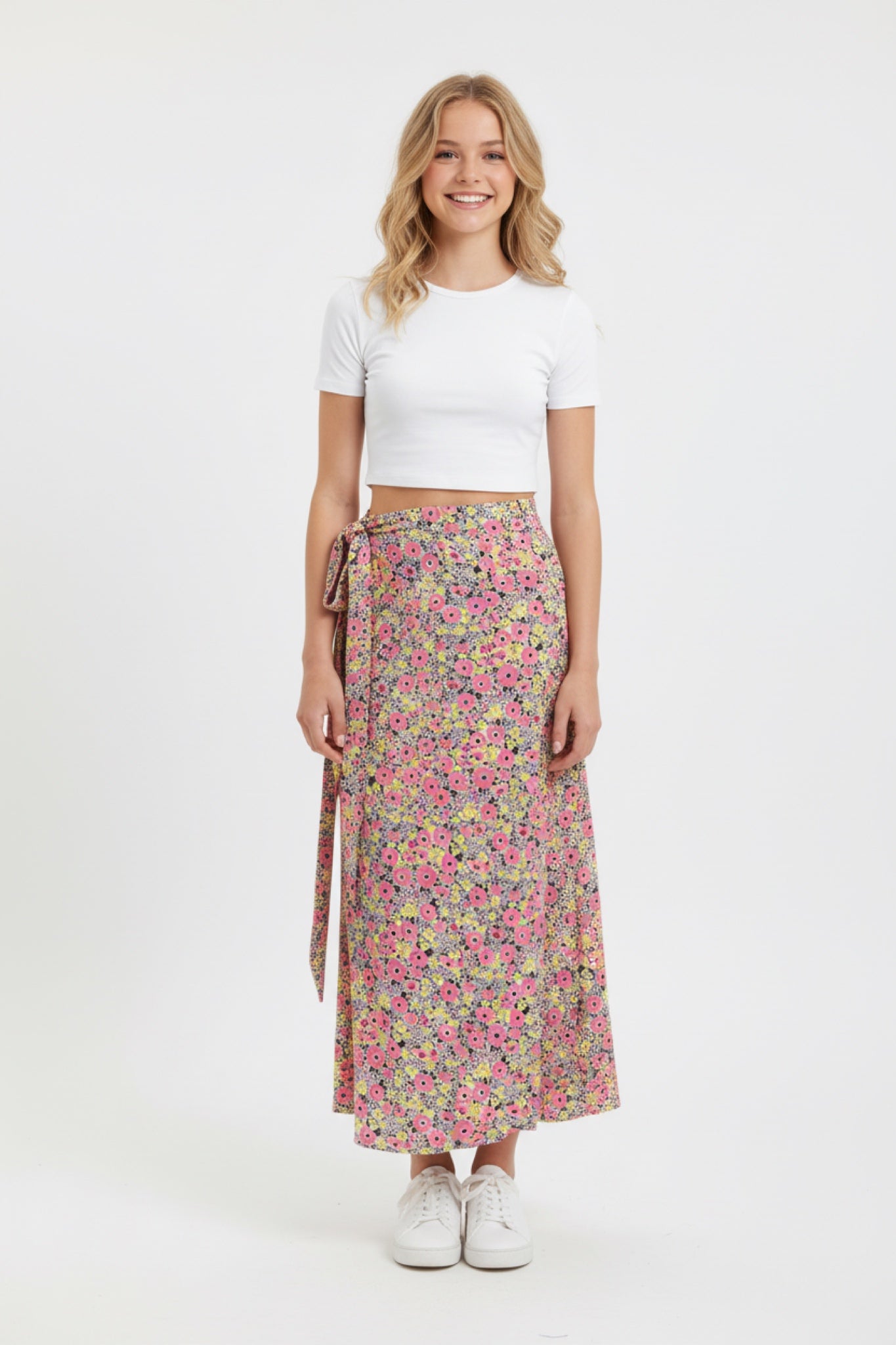 Pink & Yellow Botanical Print